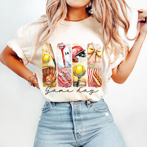 DTF Full Color Transfer - Game Day Softball