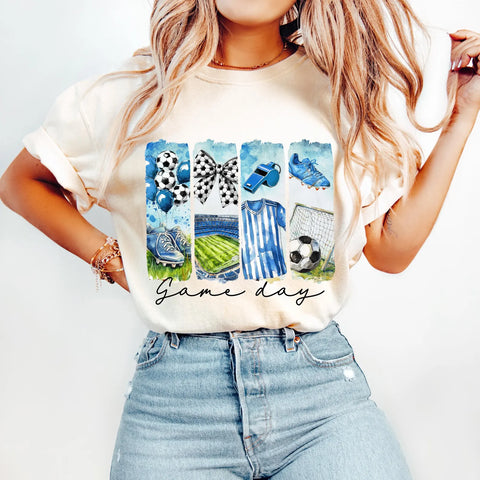 DTF Full Color Transfer - Game Day Soccer