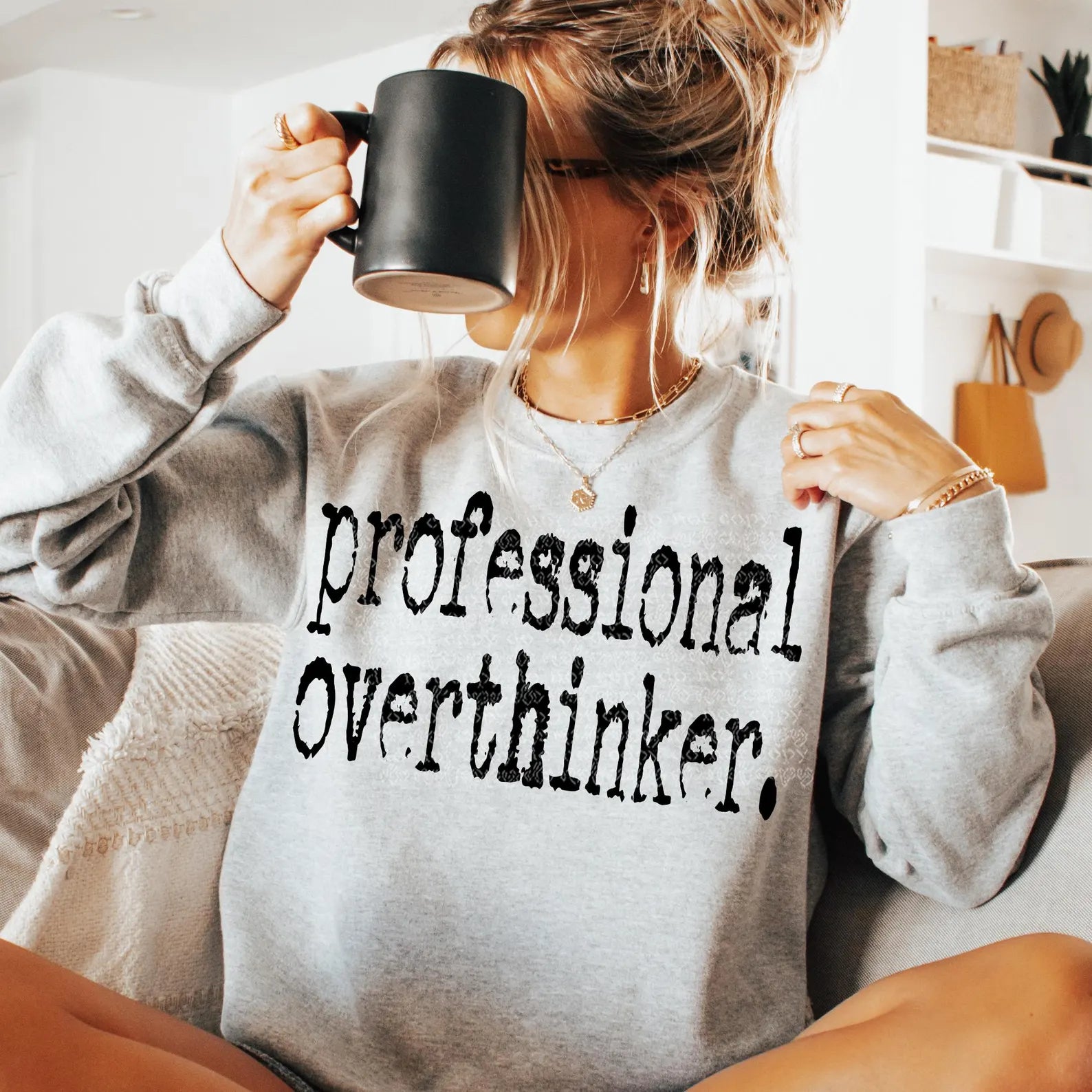 Screen Print Transfer - Professional Overthinker