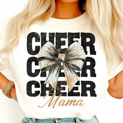 DTF Full Color Transfer - Cheer Mama