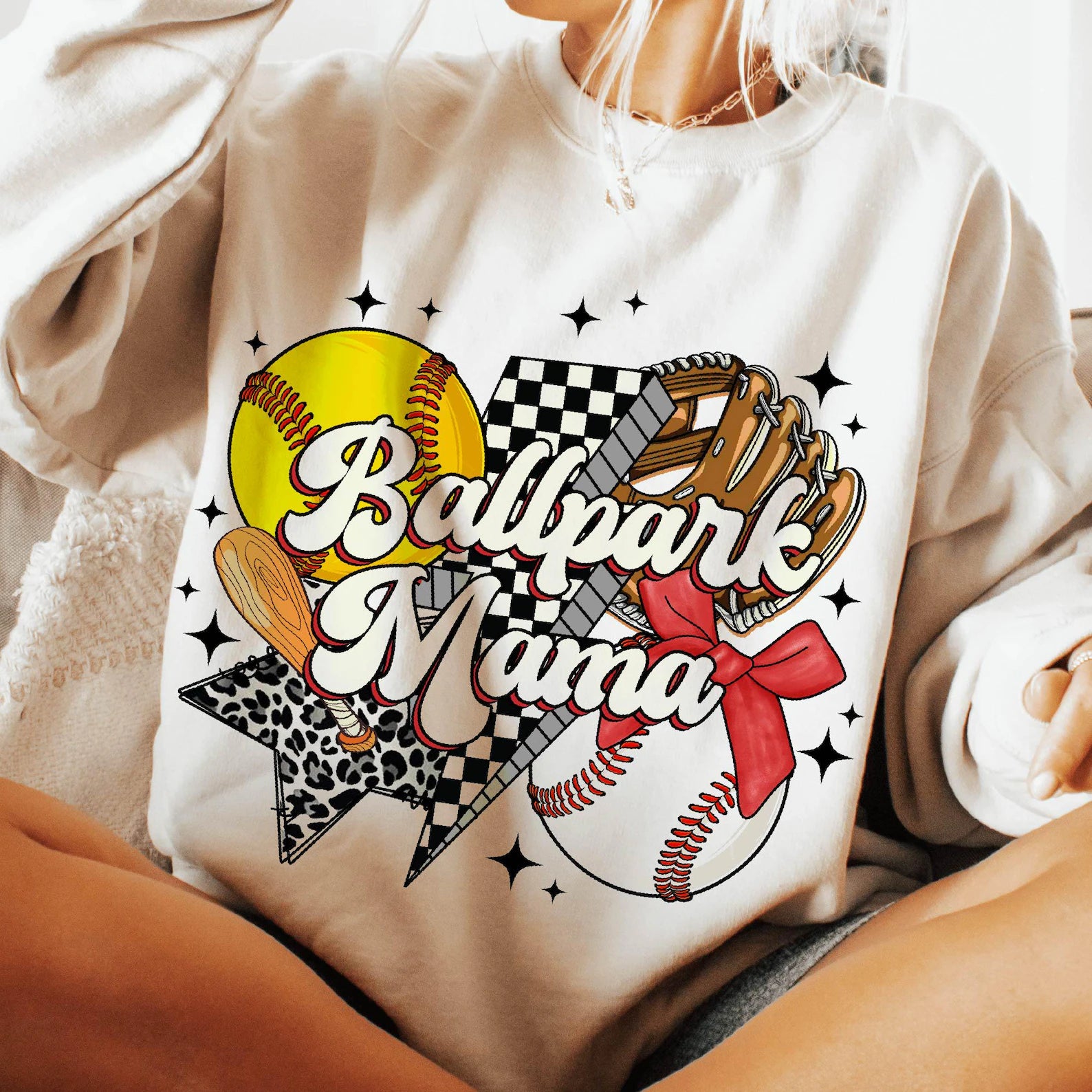 DTF Full Color Transfer - Ballpark Mama