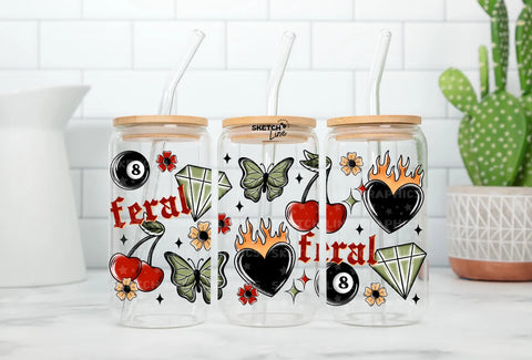 16oz UV DTF Wrap - Feral