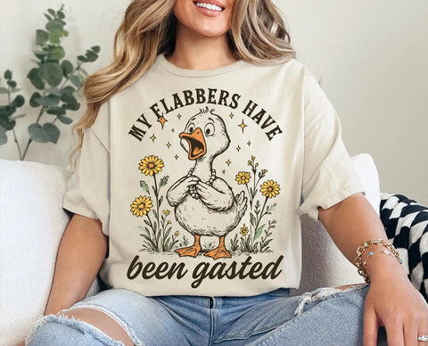 DTF Full Color Transfer - My Flabbers Have Been Gasted