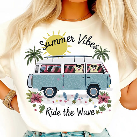 DTF Full Color Transfer - Summer Vibe Van