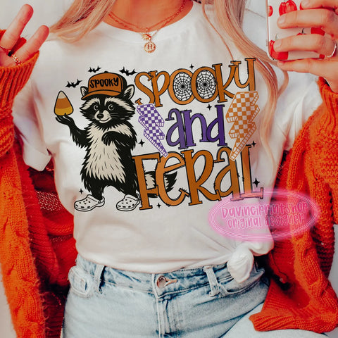 DTF Full Color Transfer - Spooky & Feral