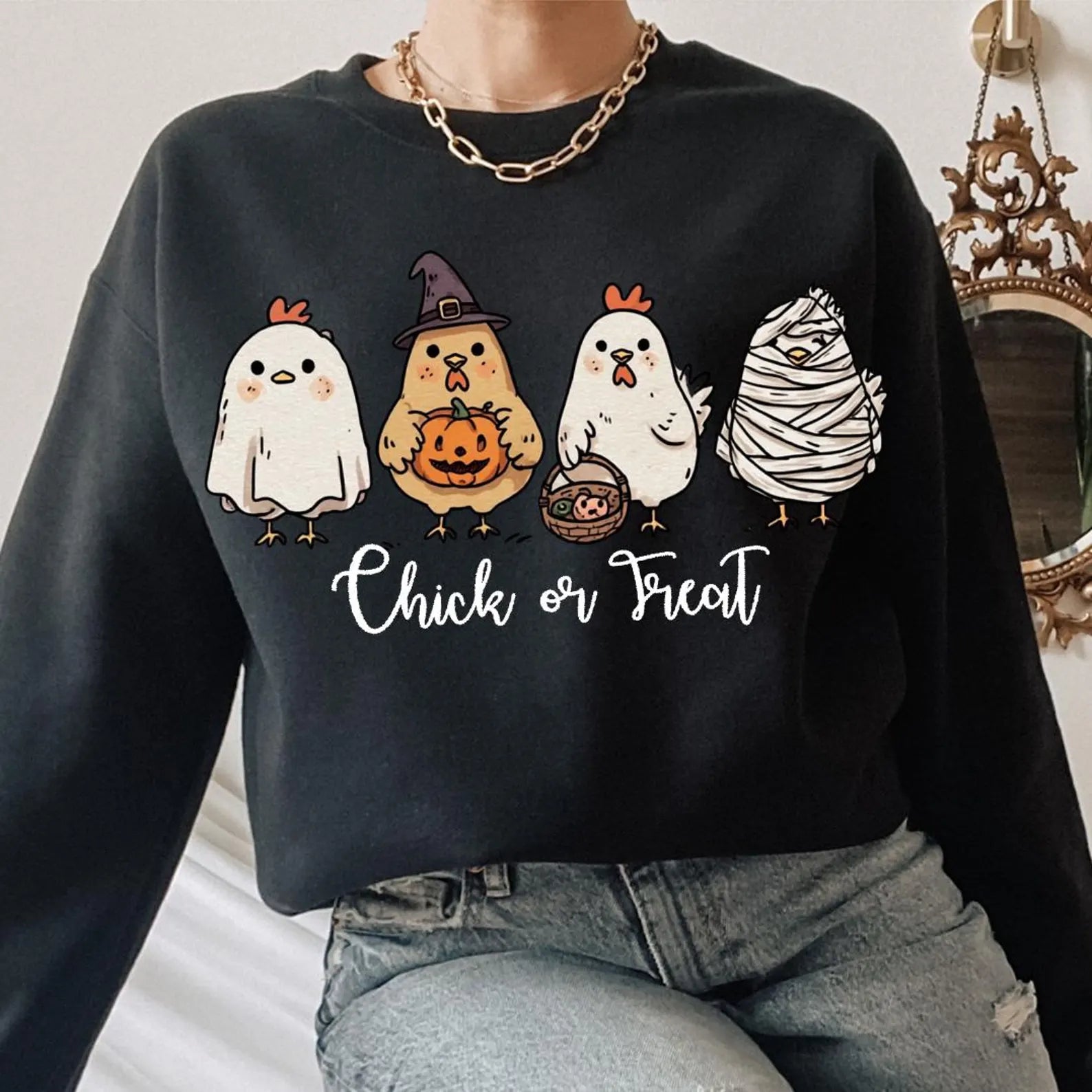 DTF Full Color Transfer - Chick or Treat