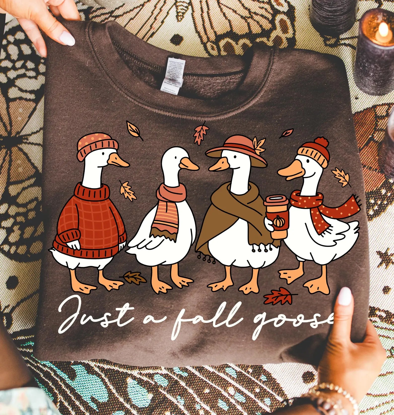 DTF Full Color Transfer - Just A Fall Goose