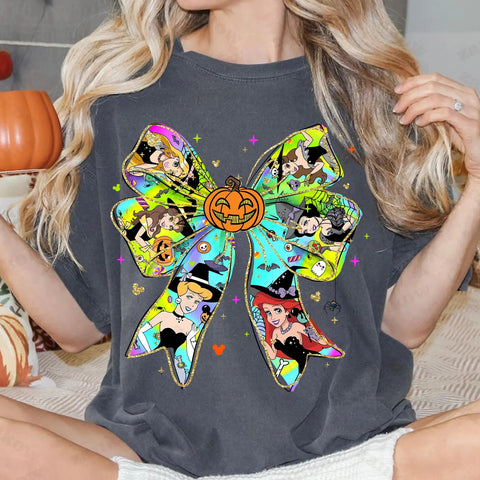 DTF Full Color Transfer - Halloween Princess Bow