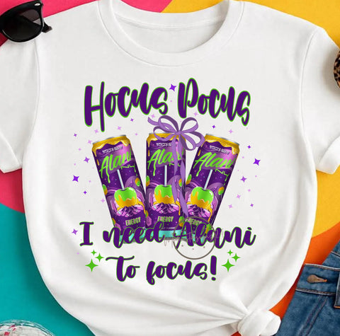 DTF Full Color Transfer - Hocus Pocus Alan To Focus