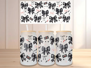 16oz UV DTF Wrap - Horror Tapes & Bows