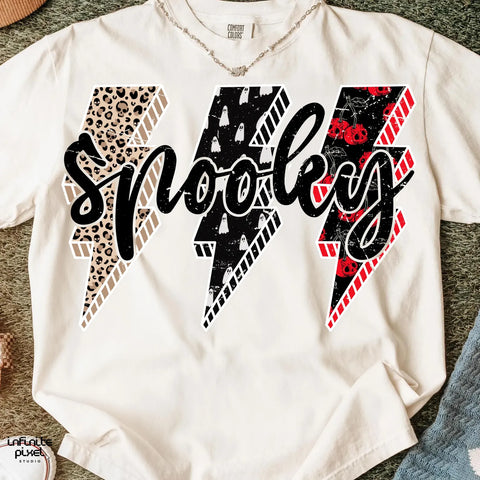 DTF Full Color Transfer - Leopard Ghost Cherry - Spooky (White or Black)