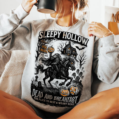 DTF Full Color Transfer - Sleepy Hollow Dead & Breakfast