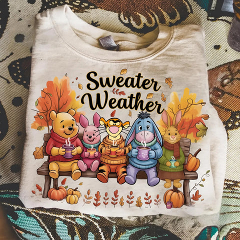 DTF Full Color Transfer - Sweater Weather Bear