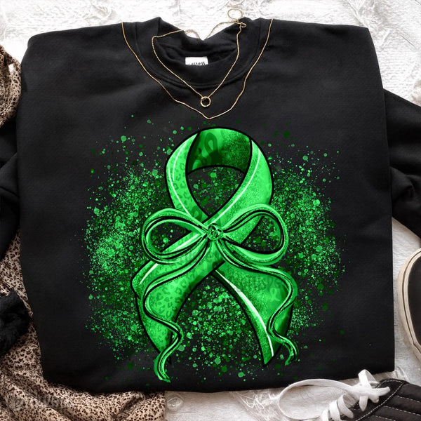 DTF Full Color TShirt Transfer - Bright Splatter Awareness Ribbons (You Pick)