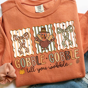 DTF Full Color Transfer - Gobble Gobble Til You Wobble