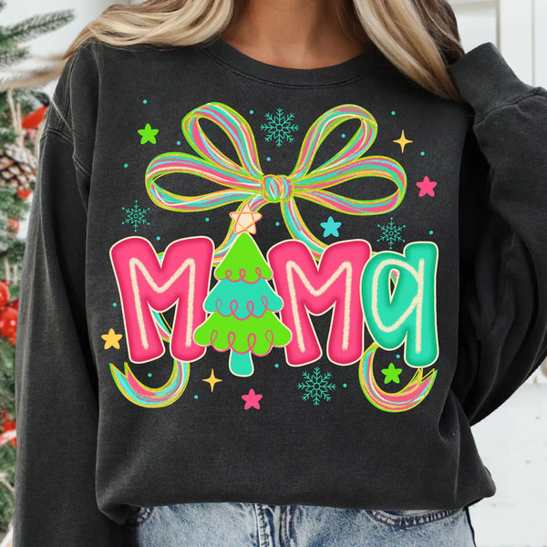 DTF Full Color Transfer - Neon Christmas Names