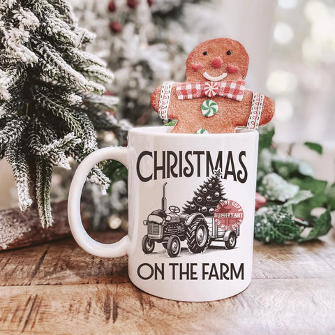 UV DTF Decal - Christmas On The Farm