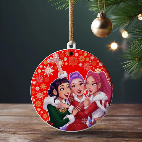 3" Ornament UV DTF Decal - KP Girls Singing