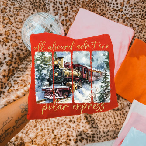 DTF Full Color TShirt Transfer - All Aboard