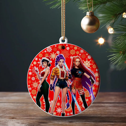 3" Ornament UV DTF Decal - KP Girls