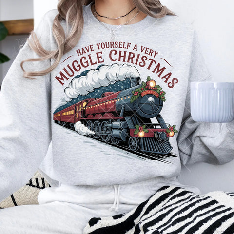 DTF Full Color TShirt Transfer - Have Yourself A Very Muggle Christmas