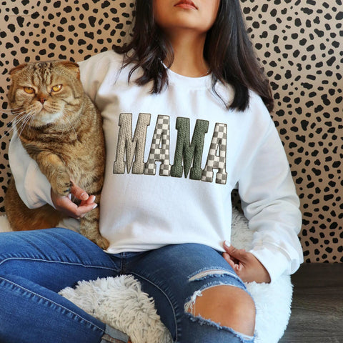 DTF Full Color TShirt Transfer - Faux Crochet Names (You Pick!)