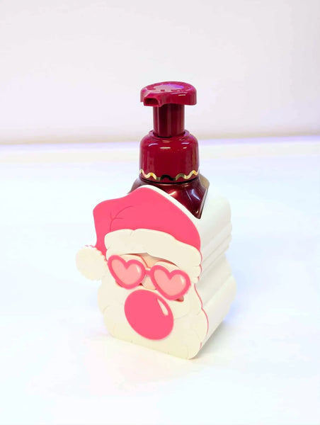 Soap Holder - Bubblegum Santa (Fits BBW Foaming Soap)