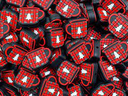 Silicone Focal - Plaid Coffee Cup