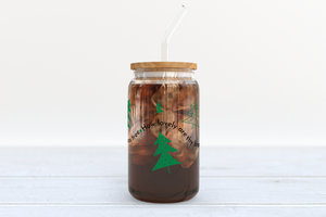 O Christmas Tree Beer Can Glass Template | Digital Download Only