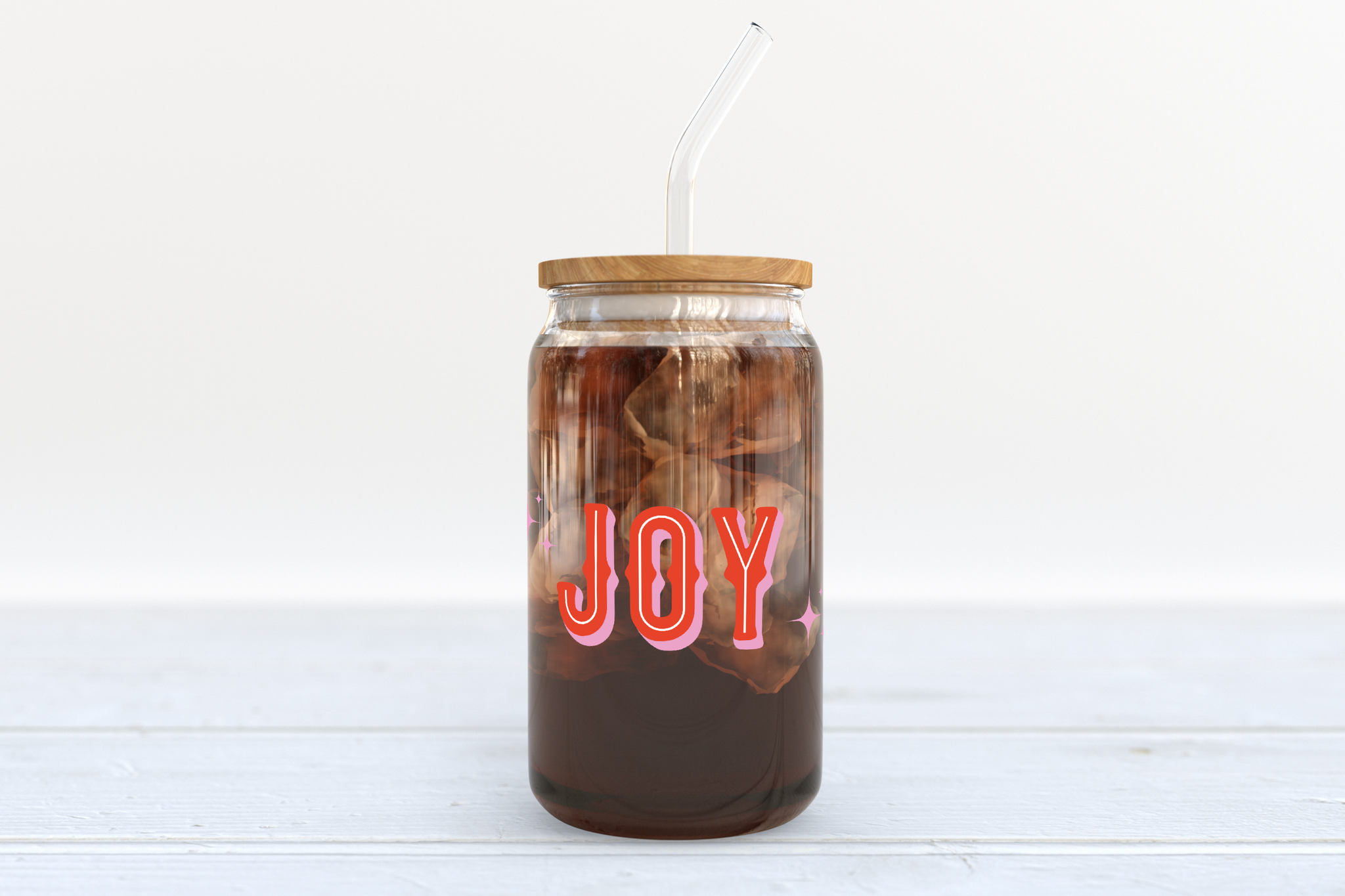 JOY Beer Can Glass Template | Digital Download Only