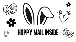 Hoppy Mail Shipping Stickers | 2.25"x1.25" Shipping Stickers