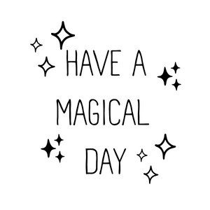 Have A Magical Day Stickers  | 2" Round Shipping Stickers