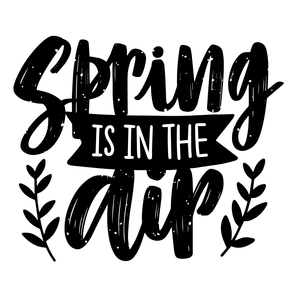 Spring Is In The Air Shipping Stickers  | 2" Round Shipping Stickers