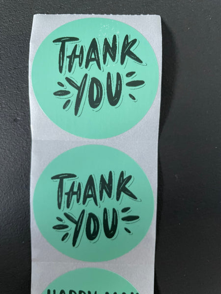 Thank You Stickers  | 2" Round Shipping Stickers