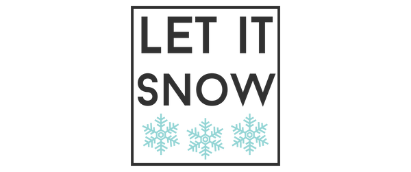 Let It Snow Beer Can Glass Template | Digital Download Only