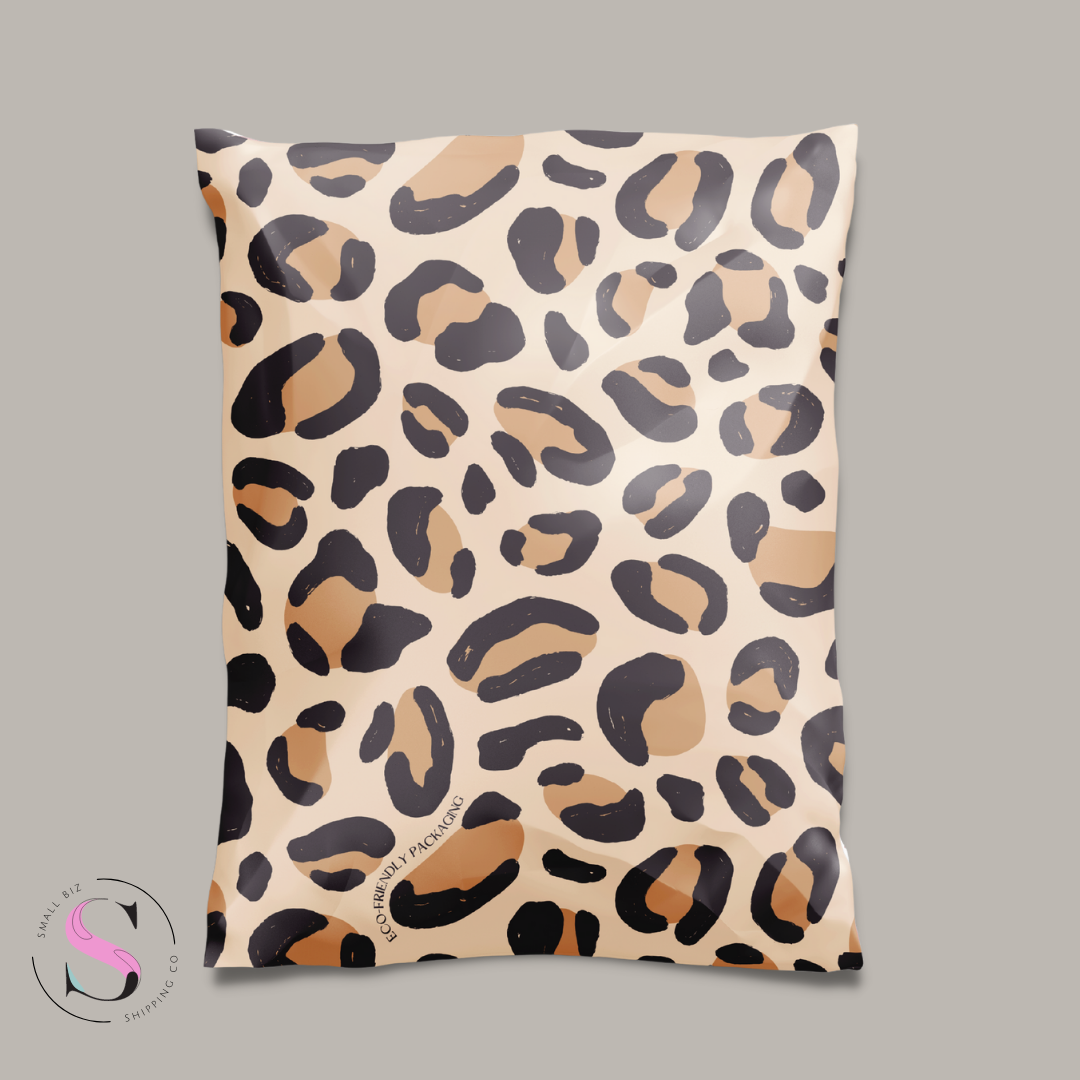 10x13" Poly Mailer - Boho Leopard