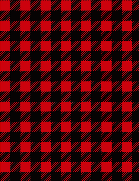 10x13" Poly Mailer - Red Buffalo Plaid