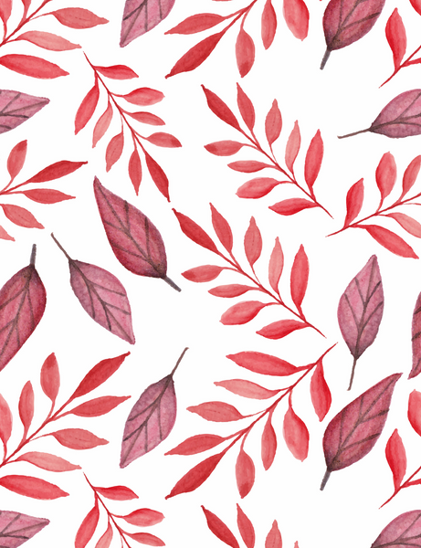 10x13" Poly Mailer - Red Leaves