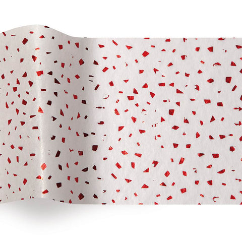 20x30" Tissue Paper - Red Speck