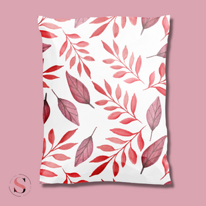 10x13" Poly Mailer - Red Leaves