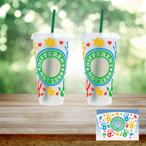 24oz UV DTF Wrap - Different Not Less