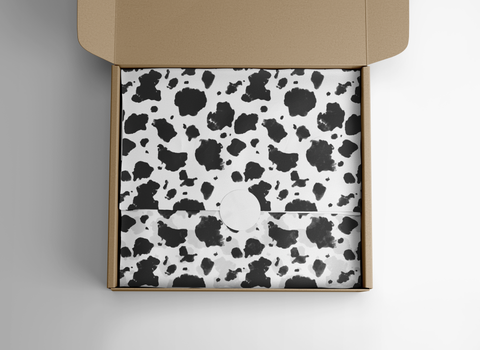 20x30" Tissue Paper - Cow Print