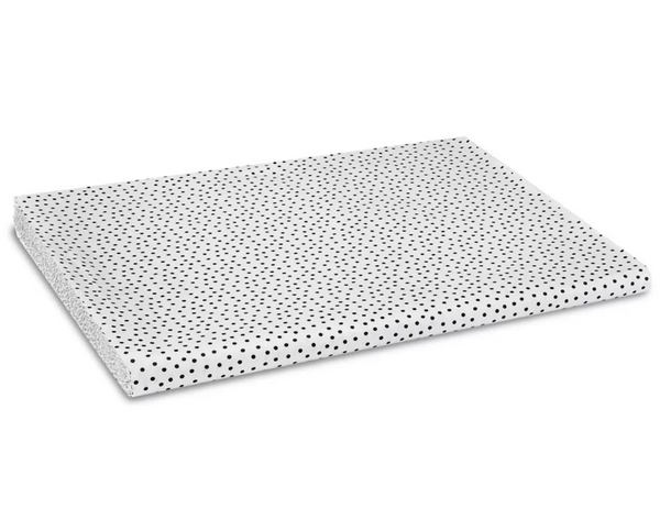 20x30" Tissue Paper - Black Polka Dot